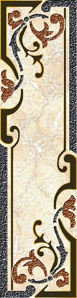 Бордюр керамический B2 Изабель матовый