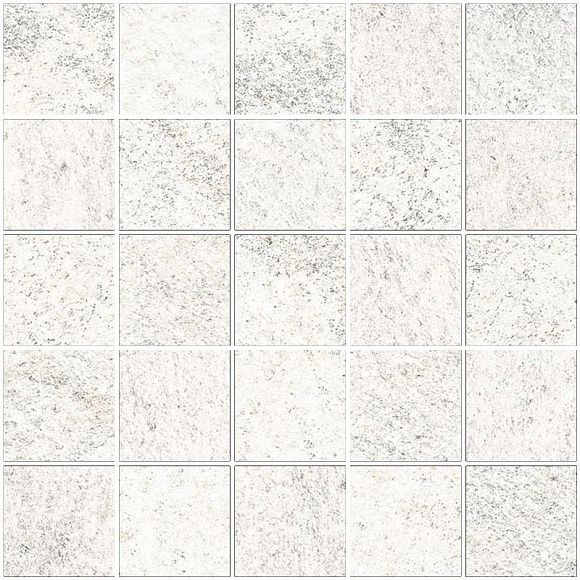 Мозаика m14 керамогранит Монтана К-177 Белый структурный