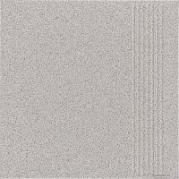 Ступень керамогранит Техногрес Светло-серый матовый