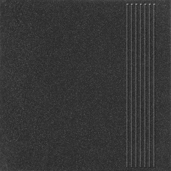 Ступень керамогранит Техногрес Черный матовый