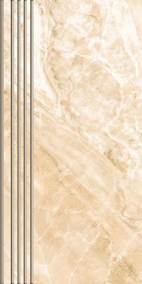 Ступень керамогранит Каньон К-901 Бежевый структурный